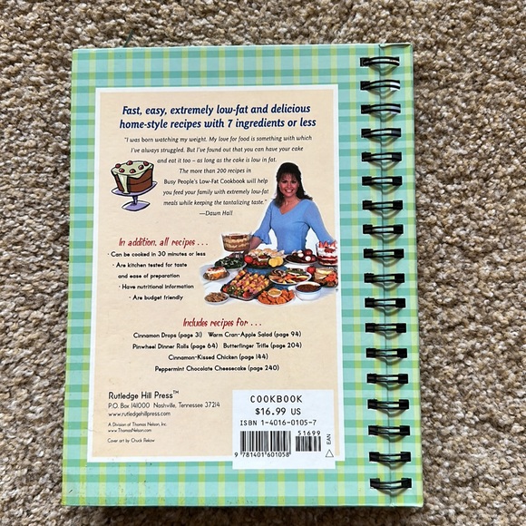 Busy People’s Low-Fat Cookbook 7 ingredients or less spiral - Picture 2 of 7